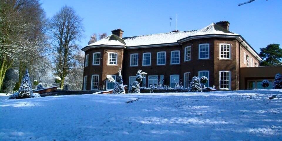 Delamere Manor in the snow